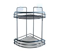 Serviteur de Douche Angle Filaire Premium 34cm Noir