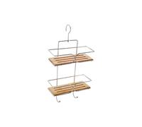 SERVITEUR DOUCHE CHROME ET BAMBOU MSV - 140610
