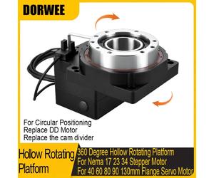 Servomoteur Électrique de Haute Précision, Plate-forme Rotative Creuse, pour Moteur Pas à Pas, Plateau Indoosphortable, Remplace le Moteur ESSE, Synchronisation de la Came ZCT130-11mm 60 Servo