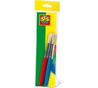 SES Creative set de brosses en bois 2 pièces Marron G