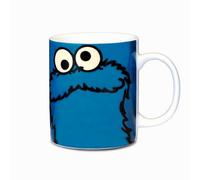 Sesame Street Logoshirt® Rue Sésame I Macaron le glouton I Mug I Tasse à café I Porcelaine I 300 ml I Dans une boîte cadeau colorée I Design original sous licence
