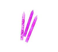 SET 12 BOUGIE ANNIVERSAIRE PRINCESSE ROSE VIOLET