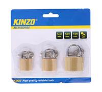 Set 12 Cadenas KINZO 3 Clés Par Cadenas Porte Bahut Armoire Cabanon 25/30/40mm