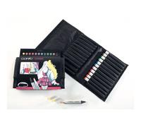 Set 12 Marqueurs Manga Copic Marker Couleurs Vives + Trousse Gratuite - Copic