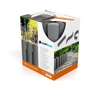Set 12x Cellfast bordure de jardin 4 STANDARD graphite 27,6 m /12 boîtes/