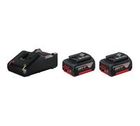 Bosch Pack 2 batteries GBA 18V 4.0Ah + chargeur rapide GAL 18V-40