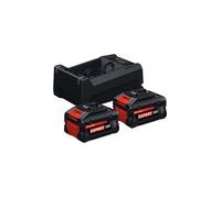Bosch Set de démarrage EXPERT 2x EXBA 18V-55 + chargeur double tension GAL 12V/18V-80, Bundle