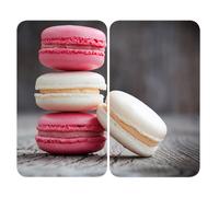 Set 2 couvre-plaques protection motif Macarons Wenko by Maximex