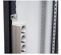 SET, 2 équerres de fixation pour le montage vertical des rails de distribution Schneider Electric Contenu: 1 pc(s)