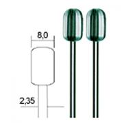 Proxxon Ensemble de fraises cylindriques Micromot Ø8 mm acier tungstène-vanadium 2 pièces