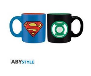 Set 2 mini-mugs DC Comics Superman & Green Lantern ABYstyle 110 ML G