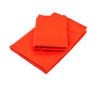 Set 2 serviettes 140x70 + 90x50 microfibre serviette fitness yoga sport voyage gym super absorbant, léger, compact (Rouge)