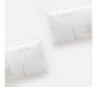 SET 2 UNITÉS Oreiller viscoélastique PREMIUM 70, fermeté moyenne, ergonomique et adaptable