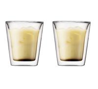 Set 2 verres - BODUM - Canteen - Double paroi - 0.2 l - Transparent