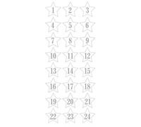 Set 24 Chiffres 3d Autocollants - Puffies