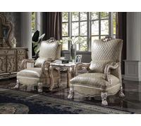 Set 2x fauteuil table d'appoint salon table canapé table d'appoint 3pcs Nouveau