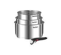 Tefal L896s404 Ingenio Emotion Set 3 Casseroles 16/18/20 Cm+1 Poignée - Inox - Tous Feux Dont Induction