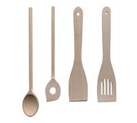 Set 3 cuillères et spatule en bois de hêtre Kela