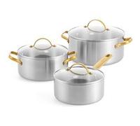 Set 3 faitouts 18/20/24 cm Padova Reserve - Greenpan - Argent / Métallique - Aluminium Argent / Métallique