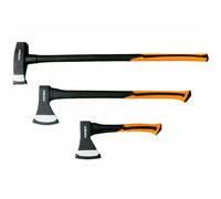Set 3 haches FUXTEC - hachette + hache + hache de fendage