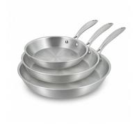 Set 3 poÊles triply en acier inoxydable induction 28/24 et 28cm - made in france