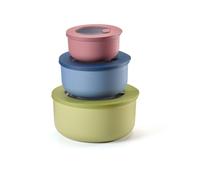 SET 3 RÉCIPIENTS 'STORE&MORE BIO' "FOOD STORAGE" - ROND