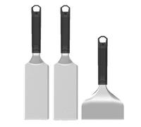 Napoleon Set 3 ustensiles pour plancha – 2 spatules inox et 1 grattoir