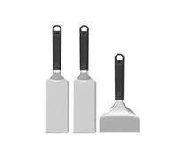 Napoleon Set 3 ustensiles pour plancha – 2 spatules inox et 1 grattoir