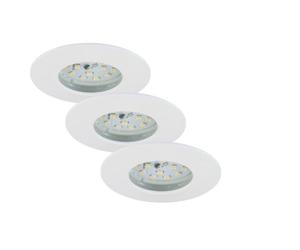 Set 3Spot LED Encastrable BRILONER Mod 5W Ip44 Clii Blanc