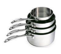 Set 4 casseroles inox Chef 14, 16, 18 et 20 cm Beka