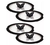 TEFAL Ingenio L9936482 Couvercle en verre 22 cm, Design plat, Poignée pliable