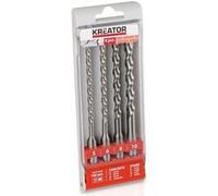 Set 4 forets béton SDS-plus 160mm KREATOR - KRT012602 Or G