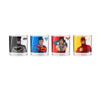 Set 4 Mini Verre Cristal Dc - Justice League 50ml
