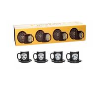 Set 4 Tasses Expresso Et Sous Tasses Harry Potter