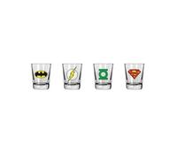 Set 4 Verres Shooter Dc Classic