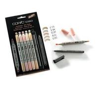 COPIC Marqueurs Ciao Portrait 1 - Kit 5+1 teintes chairs + Multiliner gratuit