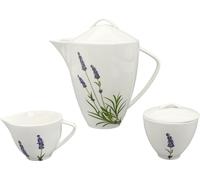 set 5 pièces Lavande (théière 1600ml, pot à lait 150ml, pot à sucre 150ml)