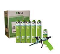 Set 5 x ILLBRUCK pu020 1463431 Plaques de colle avec pistolet et nettoyant