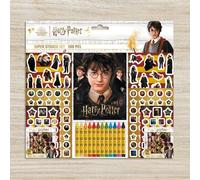 Set 500 Pièces Coloriage, Crayons De Couleur & Stickers - - Harry Potter