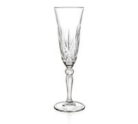 Set 6 Calices Flûte Melodia 16 co Cristal Sculpté - Rcr Italienne - BAR