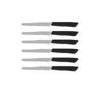 SET 6 COLTELLI DA TAVOLA BONOMI MADE IN ITALY COL. NERO E LAMA INOX
