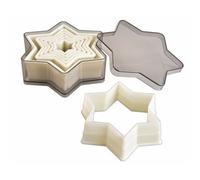 Set 6 Coupe-Pate Nylon Etoile 3 A 12 Cm
