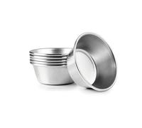 Set 6 Moules Alu ""Pastel De Nata"" Portugais Diam 7 - H 3 Cm