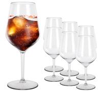 Set 6 Verres à Vin Boisson Tritan pour Apéritifs Erfrischend Buffet Réception