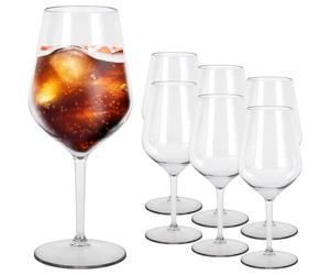 Set 6 Verres à Vin Boisson Tritan pour Apéritifs Erfrischend Buffet Réception