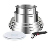Tefal – Batterie de cuisine Ingenio Emotion L8968S04 8 pièces Acier inoxydable non revêtu