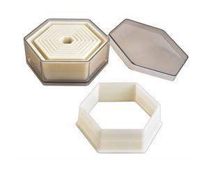 Set 9 Coupe-Pate Nylon Hexagone Lisse 1.5 A 9 Cm