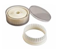 Set 9 Coupe-Pate Nylon Rond Dentele 2 A 10 Cm