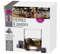Set 9 Pierres A Whisky Rafrachit Sans Diluer Cuisine Gris G
