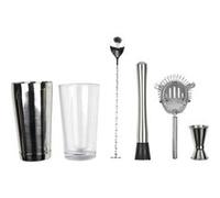 Set à Cocktail 5 Accessoires avec 50 Recettes - SUNRISE - ALTOBUY Transparent